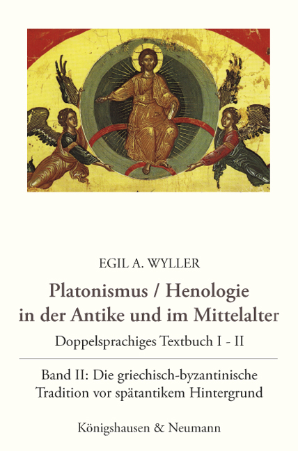 Cover zu Platonismus / Henelogie in der Antike und im Mittelalter (ISBN 9783826051647)