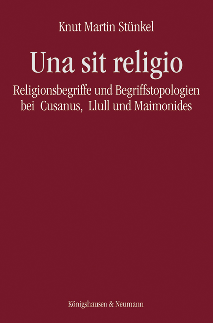 Cover zu Una sit religio (ISBN 9783826051982)
