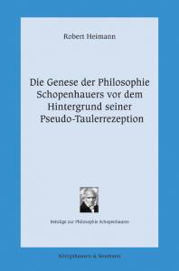 Cover zu Die Genese der Philosophie Schopenhauers vor dem Hintergrund seiner Pseudo-Taulerrezeption (ISBN 9783826052071)