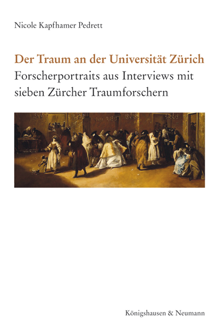 Cover zu Der Traum an der Universität Zürich (ISBN 9783826052231)