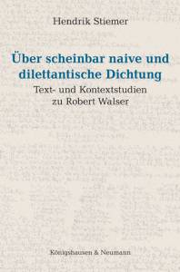 Cover zu Über scheinbar naive und dilettantische Dichtung (ISBN 9783826052354)