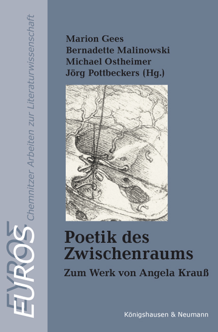 Cover zu Poetik des Zwischenraums (ISBN 9783826052477)