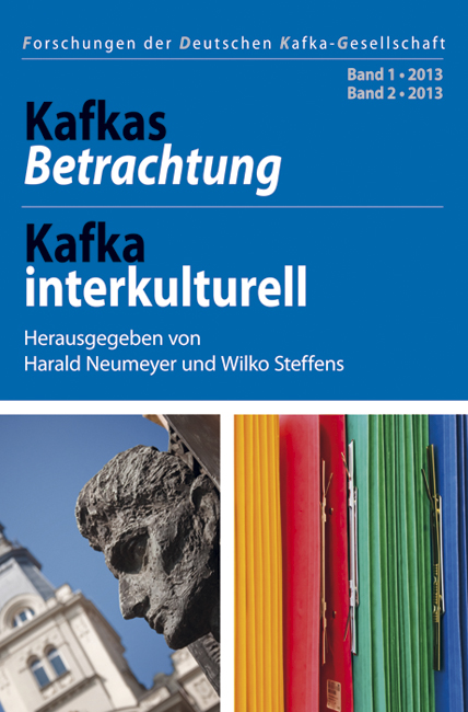 Cover zu Kafkas Betrachtung - Kafka interkulturell (ISBN 9783826052767)