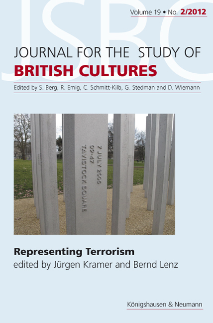 Cover zu Representing Terrorism (ISBN 9783826052811)