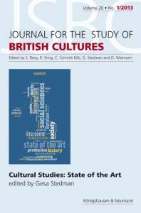 Cover zu Cultural Studies: Sate of the Art (ISBN 9783826053559)