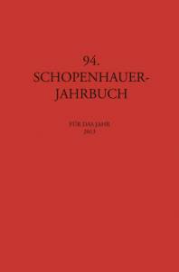 Cover zu Schopenhauer Jahrbuch (ISBN 9783826053597)