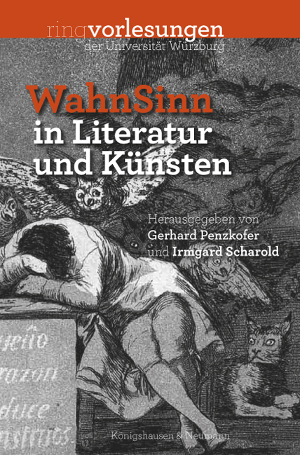 Cover zu WahnSinn in Literatur und Künsten (ISBN 9783826053818)