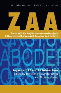 Cover zu Aspects of L1 and L2 Interaction (ISBN 9783826054099)