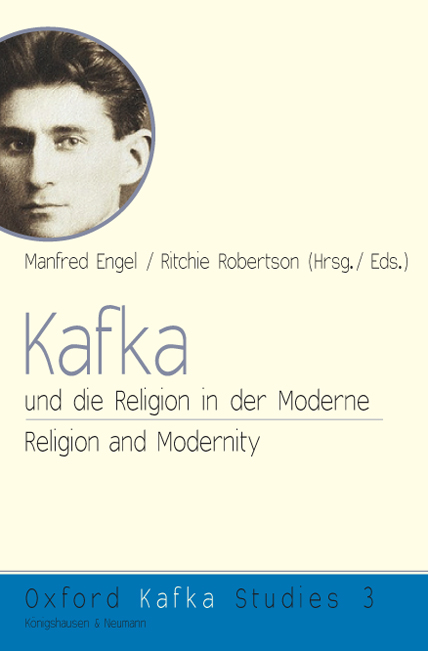 Cover zu Kafka und die Religion in der Moderne. Kafka, Religion, and Modernity. (ISBN 9783826054518)