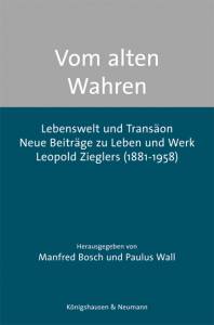 Cover zu Vom alten Wahren (ISBN 9783826055263)