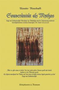 Cover zu Souveränität als Mythos (ISBN 9783826055485)