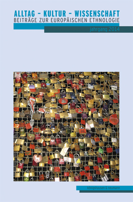 Cover zu Alltag - Kultur - Wissenschaft (ISBN 9783826055614)