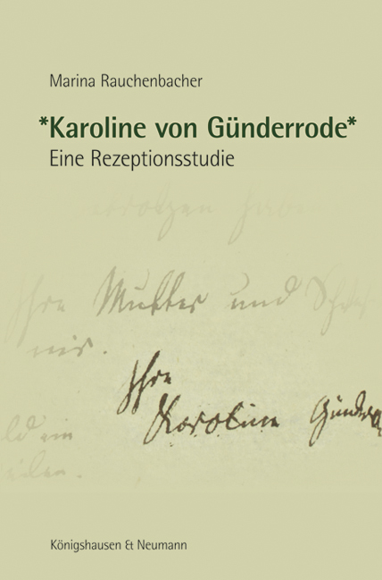Cover zu *Karoline von Günderrode* (ISBN 9783826055867)