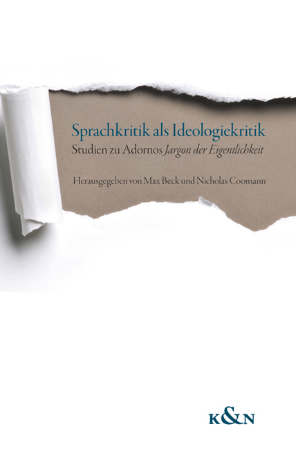 Cover zu Sprachkritik als Ideologiekritik (ISBN 9783826056390)