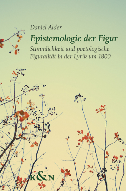 Cover zu Epistemologie der Figur (ISBN 9783826056734)