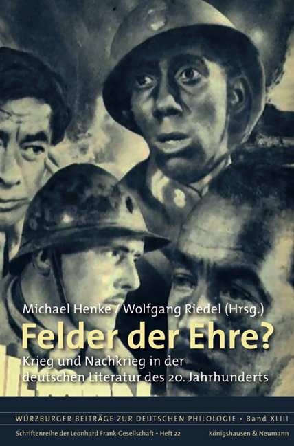 Cover zu Felder der Ehre? (ISBN 9783826057137)