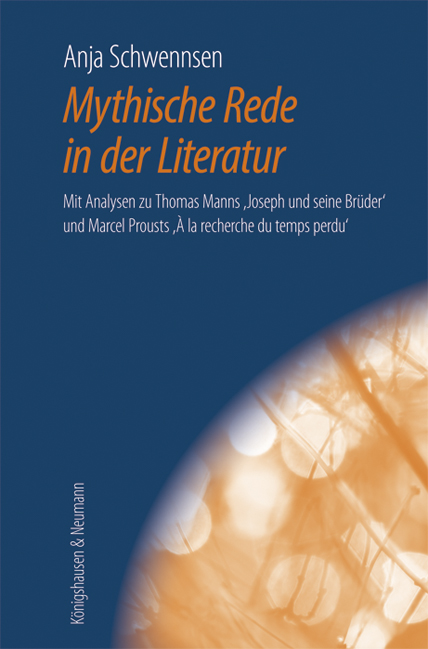 Cover zu Mythische Rede in der Literatur (ISBN 9783826057670)