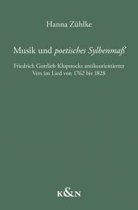 Cover zu Musik und ,poetisches Sylbenmaß’ (ISBN 9783826058578)