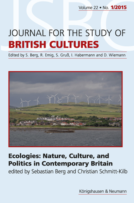 Cover zu Ecologies: Nature, Culture, and Politics in Contemporary Britain (ISBN 9783826058585)