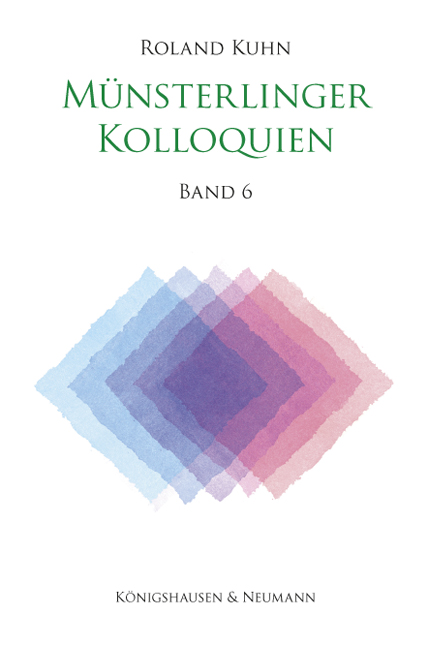 Cover zu Münsterlinger Kolloquien (ISBN 9783826058639)