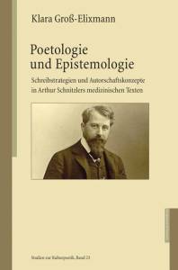 Cover zu Poetologie und Epistemologie (ISBN 9783826058820)