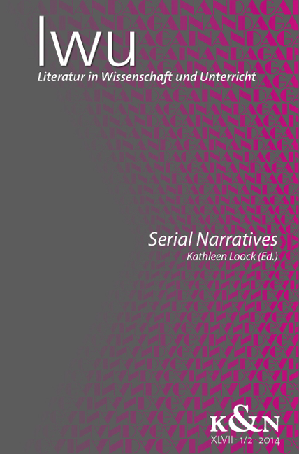 Cover zu Literatur in Wissenschaft und Unterricht. Serial Narratives. LWU XLVII 1/2 2014.  (ISBN 9783826058844)