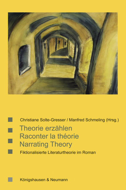Cover zu Theorie erzählen / Raconter la théorie / Narrating Theory (ISBN 9783826058868)
