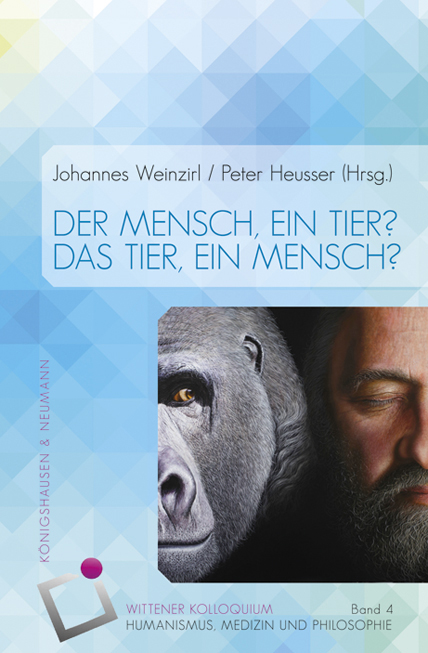 Cover zu Der Mensch, ein Tier? Das Tier, ein Mensch? (ISBN 9783826059476)