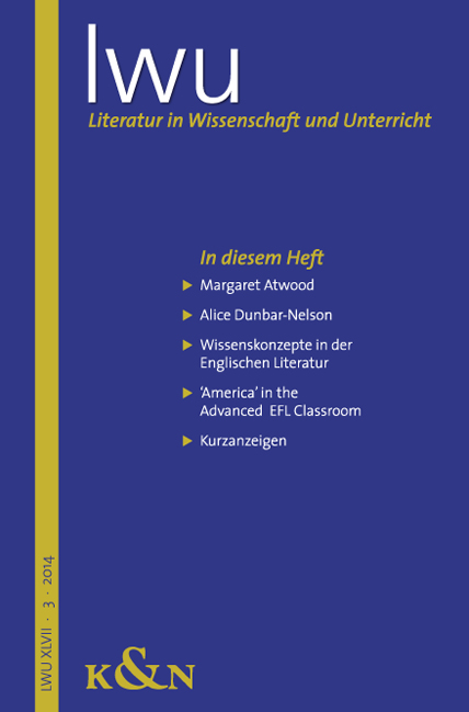 Cover zu Literatur in Wissenschaft und Unterricht. Serial Narratives. LWU XLVII 3 / 2014.  (ISBN 9783826059964)