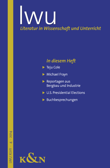 Cover zu Literatur in Wissenschaft und Unterricht. Serial Narratives. LWU XLVII 4 / 2014.  (ISBN 9783826060250)
