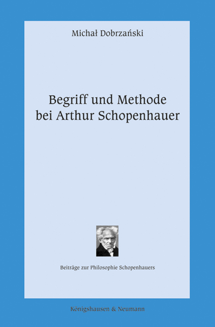 Cover zu Begriff und Methode bei Arthur Schopenhauer (ISBN 9783826060427)