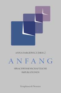 Cover zu Anfang (ISBN 9783826060601)