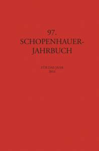 Cover zu Schopenhauer Jahrbuch (ISBN 9783826061288)