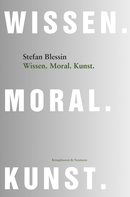 Cover zu Wissen. Moral. Kunst. (ISBN 9783826061387)