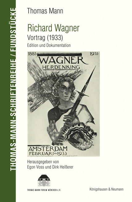 Cover zu Richard Wagner. Vortrag (1933) (ISBN 9783826061868)