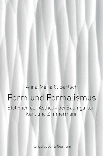 Cover zu Form und Formalismus (ISBN 9783826062070)