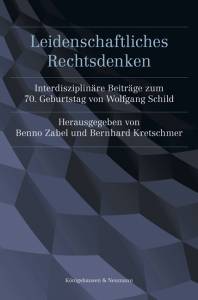 Cover zu Leidenschaftliches Rechtsdenken (ISBN 9783826063237)
