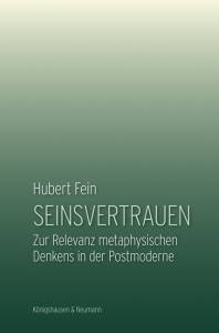 Cover zu Seinsvertrauen (ISBN 9783826063459)