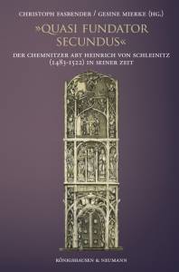 Cover zu »quasi fundator secundus« (ISBN 9783826063473)