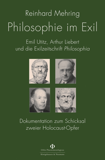 Cover zu Philosophie im Exil (ISBN 9783826064494)