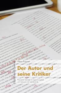 Cover zu Der Autor und seine Kritiker (ISBN 9783826064883)
