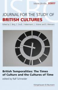 Cover zu British Temporalities. The Times of Culture and the Culture of Time (ISBN 9783826065385)
