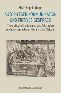 Cover zu Autor-Leser-Kommunikation und fiktives Gespräch (ISBN 9783826065637)