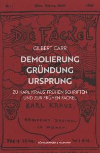 Cover zu Demolierung – Gründung – Ursprung (ISBN 9783826065934)
