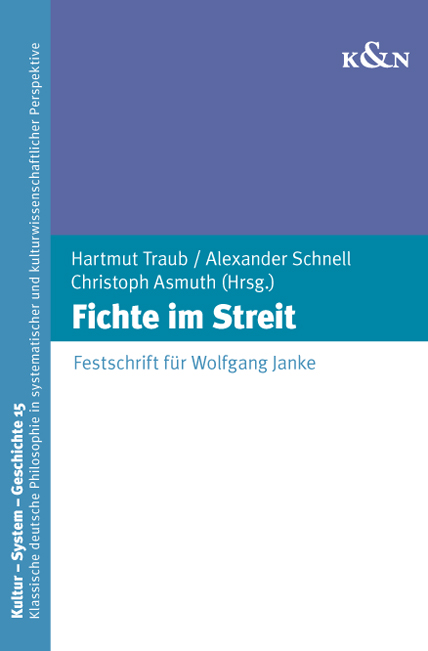 Cover zu Fichte im Streit (ISBN 9783826066023)