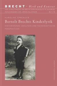 Cover zu Bertolt Brechts Kinderlyrik (ISBN 9783826066306)