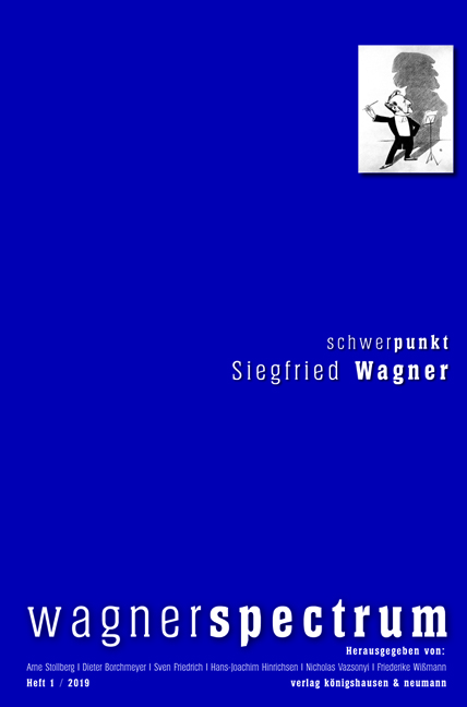 Cover zu wagnerspectrum  (ISBN 9783826068003)