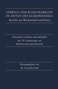 Cover zu Umwelt- und Planungsrecht in Zeiten des Klimawandels. Berichte aus Wissenschaft und Praxis (ISBN 9783826068324)