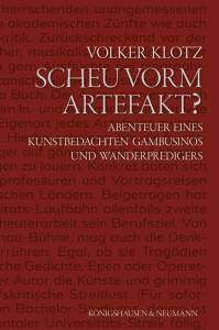 Cover zu Scheu vorm Artefakt? (ISBN 9783826068393)