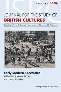 Cover zu Early Modern Spectacles (ISBN 9783826068416)